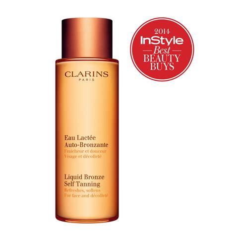 clarins self tanning liquid bronze.